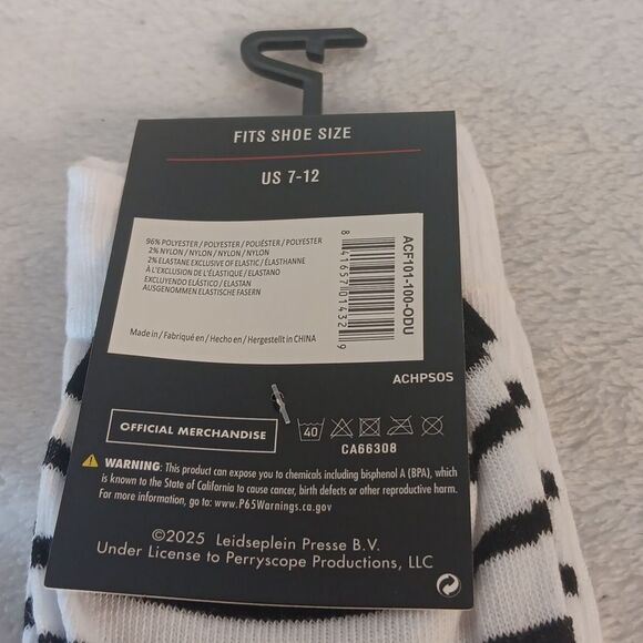 AC/DC White and Black Socks - Picture 3 of 5
